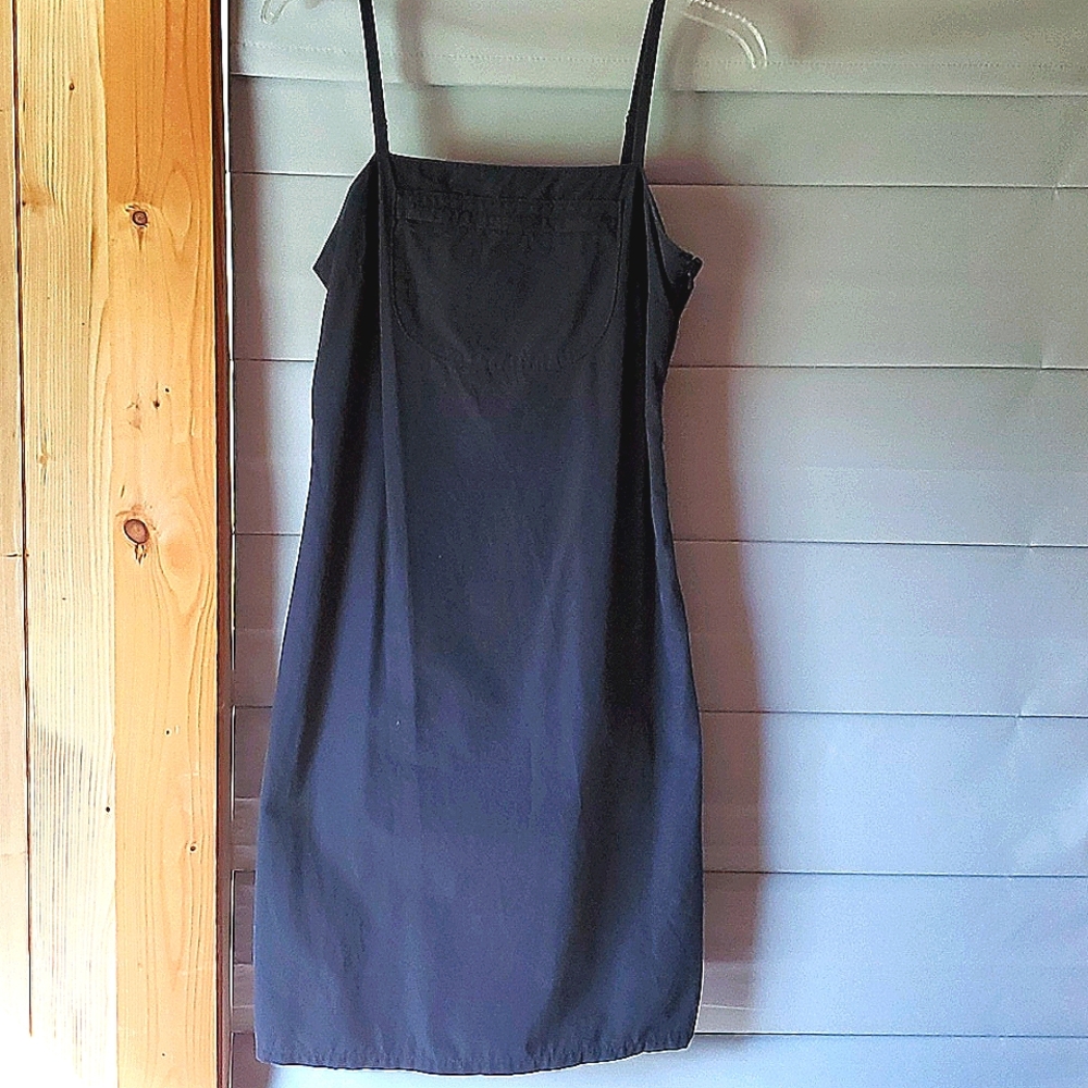 Navy Express summer dress with Embroidered design, Size 3/4